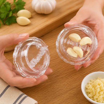 Manual Garlic Twister Mincer - Sturdy, Handy Food Prep Kitchen Utensil, Impact-Resistant Accessory for Garlic, Onion, Ginger