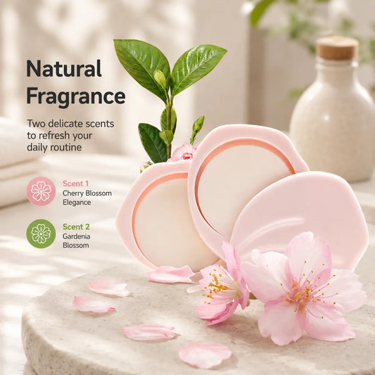 Cute Peach Shape Portable Soap Sheet Holder - Double Layer Travel Soap Paper Storage Case Soap