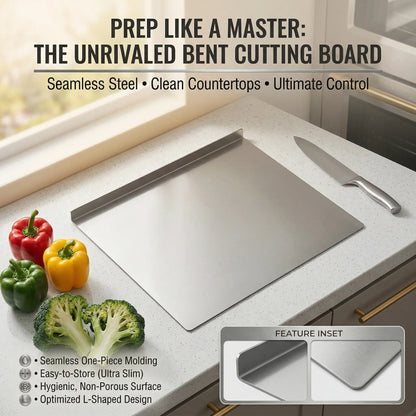 Stainless Steel Non-Slip Chopping Board for Kitchen Use - Essential Kitchen Accessory and Gadget
