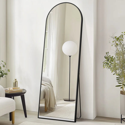 Premium Full-Length Floor Mirror with Versatile Hanging and Leaning Options, Enhanced Nano Glass Design for Home Decor